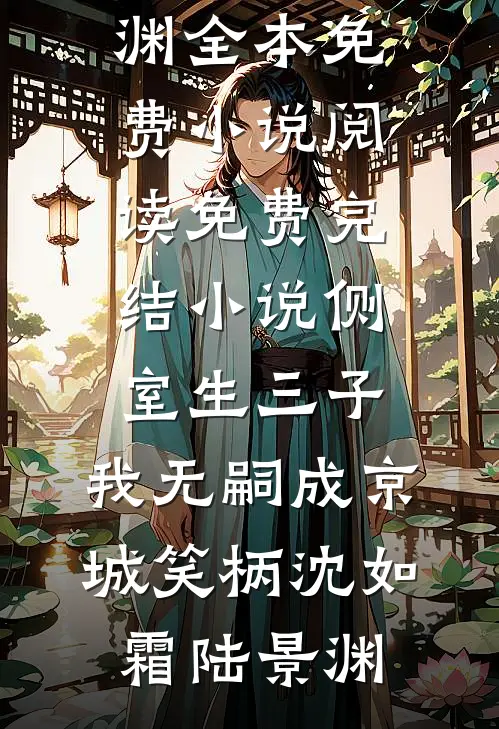 侧室生三子，我无嗣成京城笑柄沈如霜陆景渊全本免费小说阅读_免费完结小说侧室生三子，我无嗣成京城笑柄沈如霜陆景渊