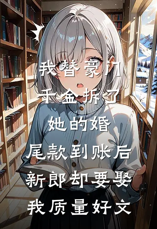 我替豪门千金拆了她的婚，尾款到账后新郎却要娶我质量好文