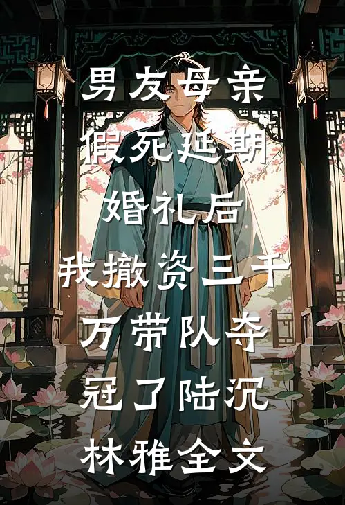 男友母亲假死延期婚礼后，我撤资三千万带队夺冠了陆沉林雅全文